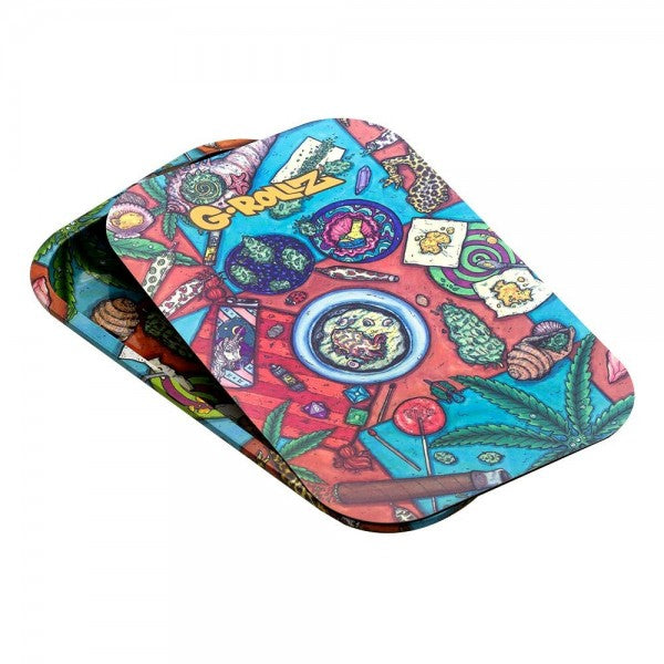 G-Rollz | Medium Rolling Tray with Magnet Cover 27.5 x 17.5 cm