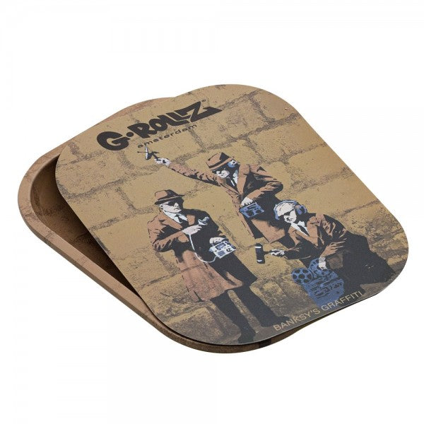 G-Rollz | Banksy's Graffiti Small Tray with Magnet Cover
