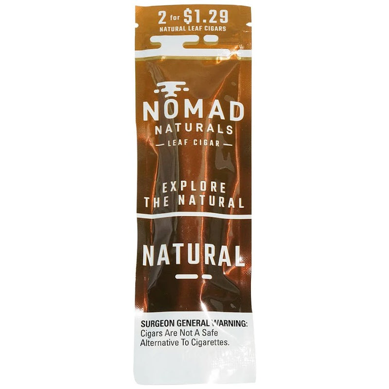 Nomad - Hojas de tabaco natural para cigarrillos puros o blunts