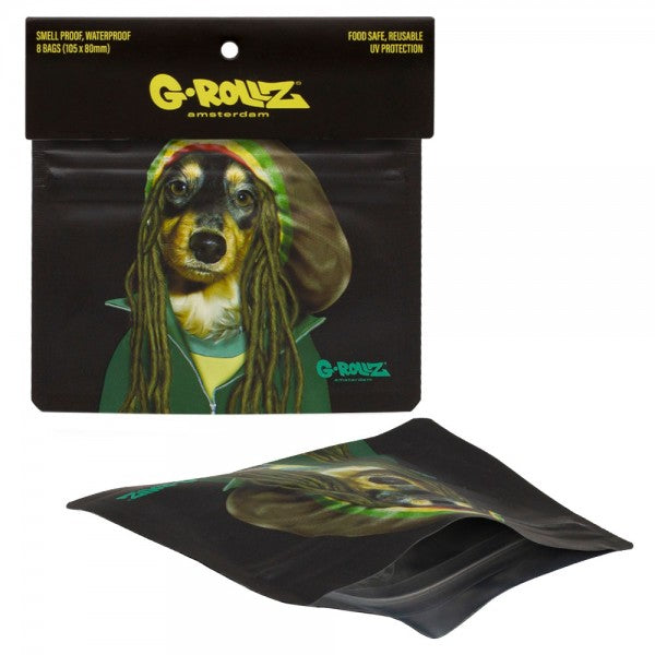 G-Rollz | Pet Rocks Smell Proof Bags - 8pcs per bag - 105 x 80mm