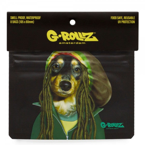 G-Rollz | Pet Rocks Smell Proof Bags - 8pcs per bag - 105 x 80mm