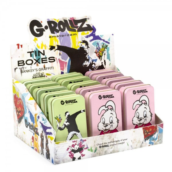 G-Rollz | Medium Storage Box Display 15ct. 11.5 x 6.5 x 2.3cm