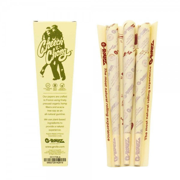 G-ROLLZ | Cheech & Chong(TM) - 6 KS Cones In Each Pack and 24 Packs In Display