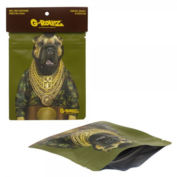 G-Rollz | Pet Rocks Smell Proof Bags - 8pcs per bag - 100 x 125mm