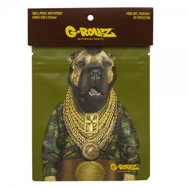 G-Rollz | Pet Rocks Smell Proof Bags - 8pcs per bag - 100 x 125mm