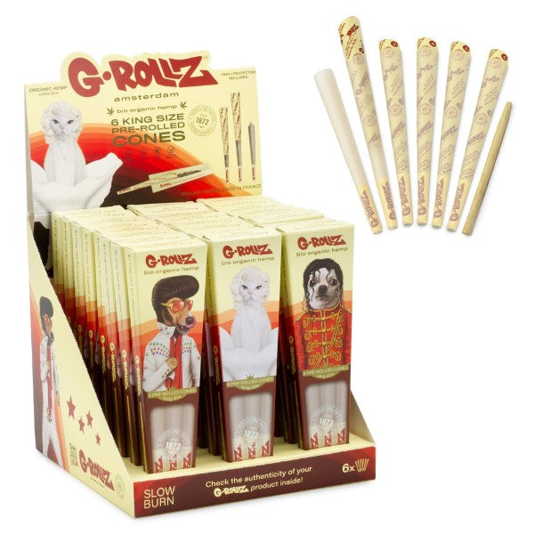 G-ROLLZ | Pets Rock - 6 KS Cones In Each Pack and 24 Packs In Display