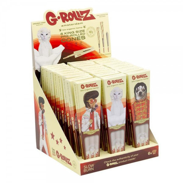 G-ROLLZ | Pets Rock - 6 KS Cones In Each Pack and 24 Packs In Display
