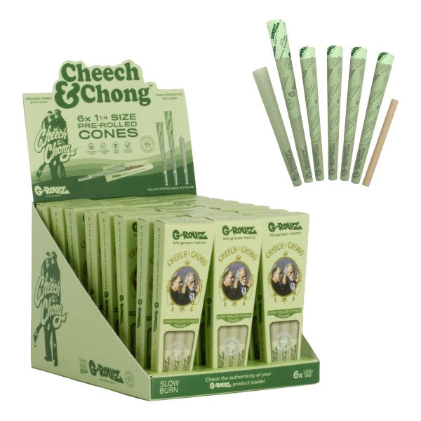 G-Rollz | Paper Cones 1 1/4 - 24ct. 6 Cones each