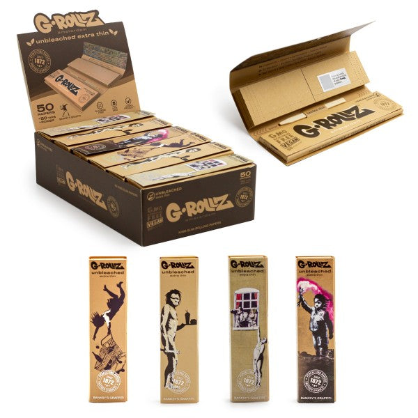 G-Rollz Rolling Papers KS + Tips 24 ct