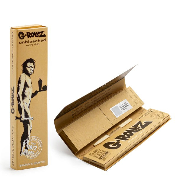 G-Rollz Rolling Papers KS + Tips 24 ct