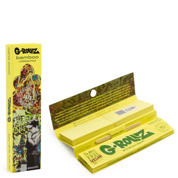G-Rollz Rolling Papers KS + Tips 24 ct