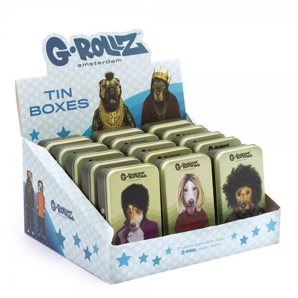 G-Rollz | Medium Storage Box Display 15ct. 11.5 x 6.5 x 2.3cm