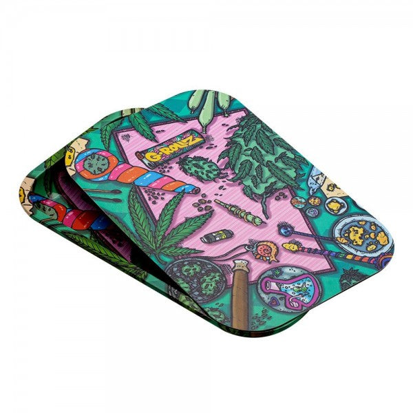 G-Rollz | Medium Rolling Tray with Magnet Cover 27.5 x 17.5 cm