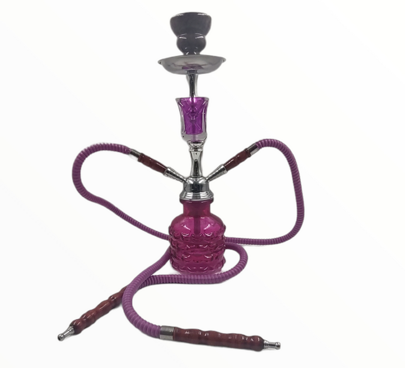Hookah Mediana De 2 Mangueras