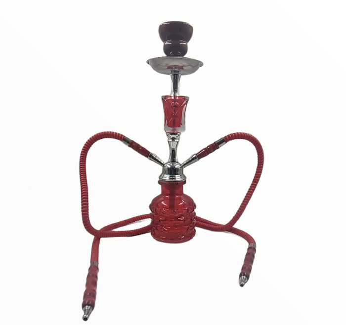 Hookah Mediana De 2 Mangueras