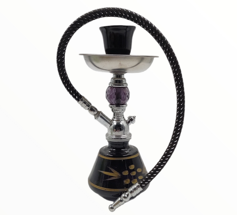 Hookah Pequeña De 1 Manguera Negra