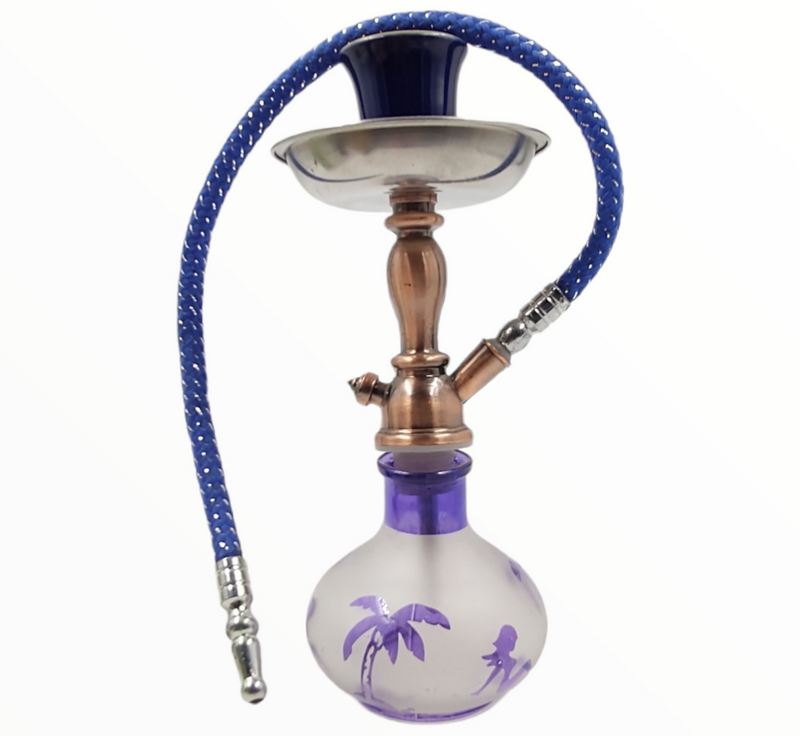 Hookah Pequeña De 1 Manguera Violeta