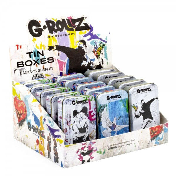 G-Rollz | Medium Storage Box Display 15ct. 11.5 x 6.5 x 2.3cm