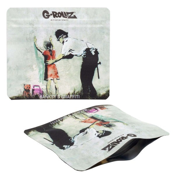G-Rollz | Banksy's Smell Proof Bags - 10pcs per bag - 90 x 80mm