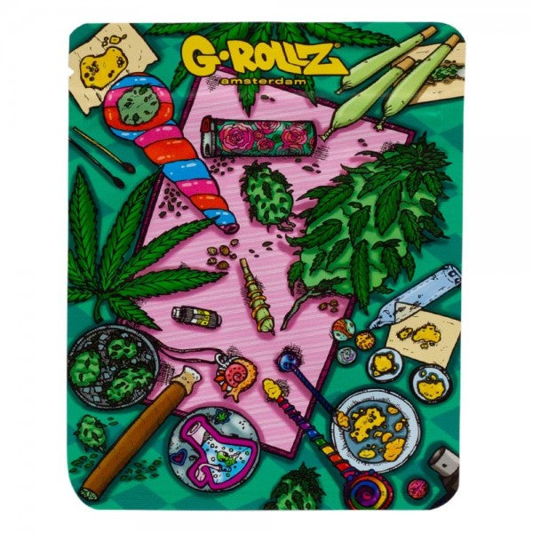 G-Rollz | Amsterdam Picnic Smell Proof Bags - 8pcs per bag - 100 x 125mm
