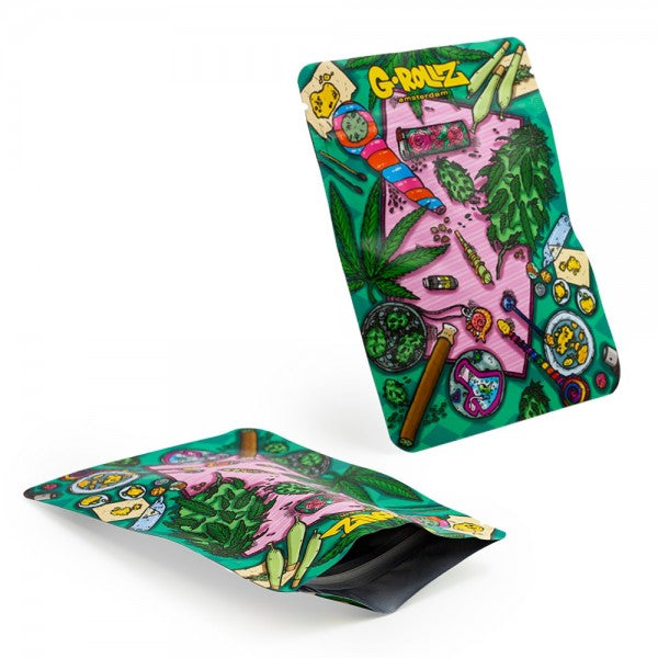 G-Rollz | Amsterdam Picnic Smell Proof Bags - 8pcs per bag - 100 x 125mm