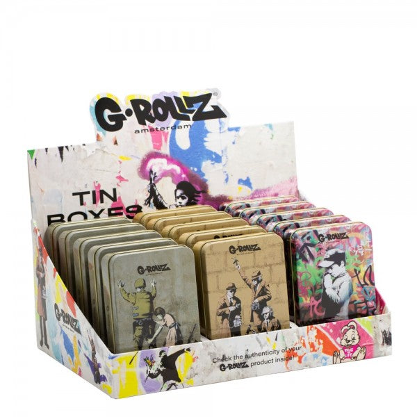 G-Rollz | Large Storage Boxes Display 15 ct. 13.5 x 8.5 x 3 cm