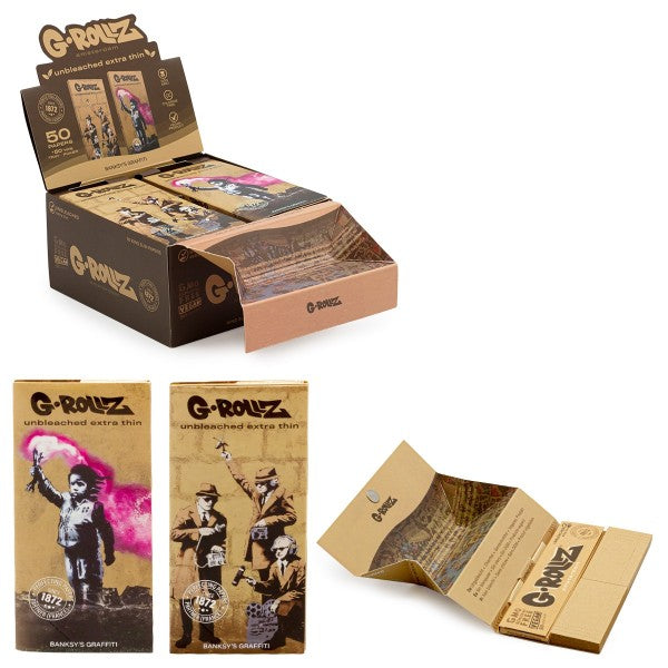 G-rollz | Banksy Graffiti KS Papers + Tips + Tray 16ct.