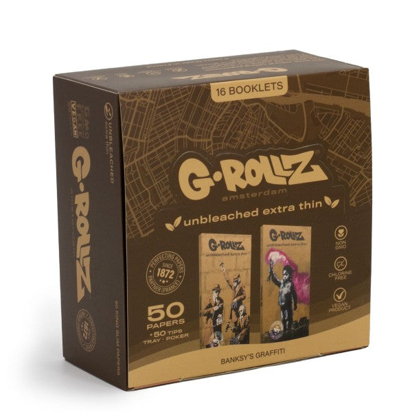 G-rollz | Banksy Graffiti KS Papers + Tips + Tray 16ct.