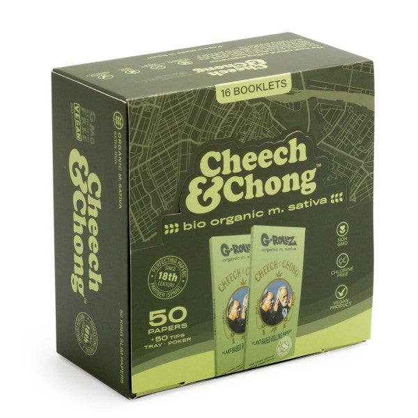 G-rollz | | Cheech & Chong KS Papers + Tips + Tray 16ct