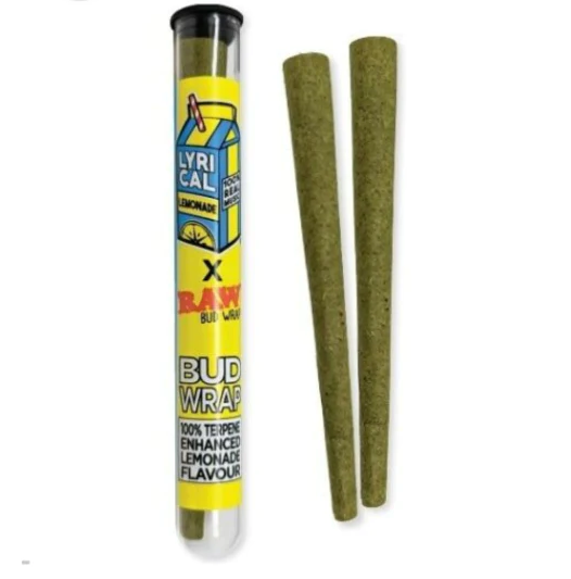 Blunts de Cáñamo Raw - RAW LYRICAL LEMONADE BUD WRAPS