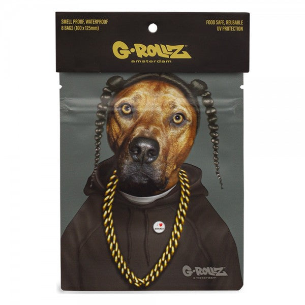 G-Rollz | Pet Rocks Smell Proof Bags - 8pcs per bag - 100 x 125mm