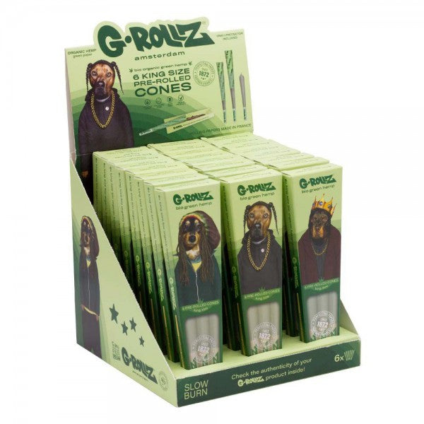 G-ROLLZ | Pets Rock - 6 KS Cones In Each Pack and 24 Packs In Display