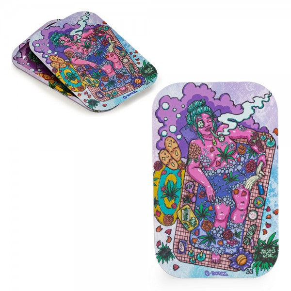 G-Rollz | Medium Rolling Tray with Magnet Cover 27.5 x 17.5 cm