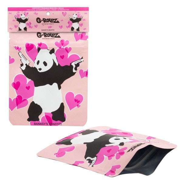 G-Rollz | Banksy's Smell Proof Bags - 8pcs per bag - 100 x 125mm