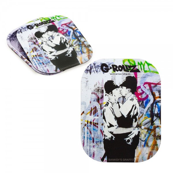 G-Rollz | Banksy's Graffiti Small Tray with Magnet Cover