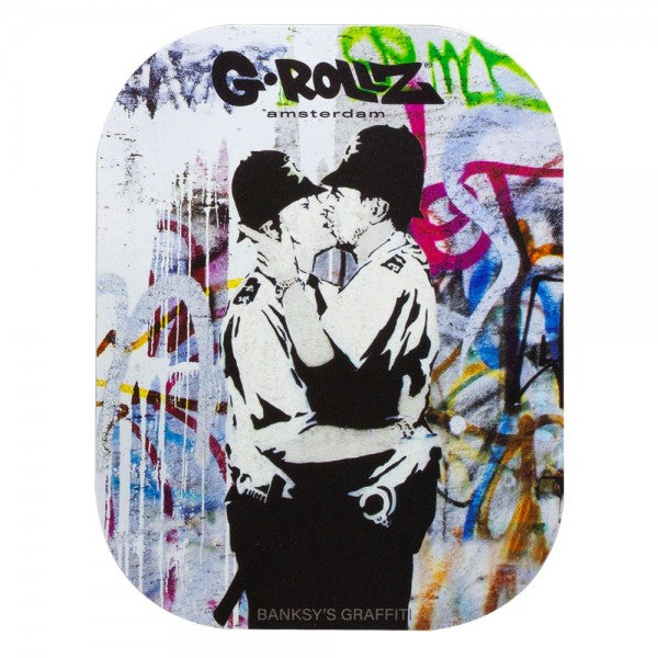 G-Rollz | Banksy's Graffiti Small Tray with Magnet Cover