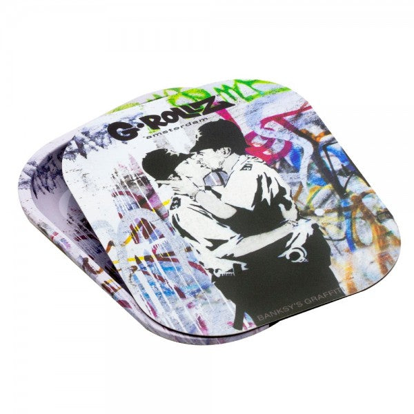 G-Rollz | Banksy's Graffiti Small Tray with Magnet Cover