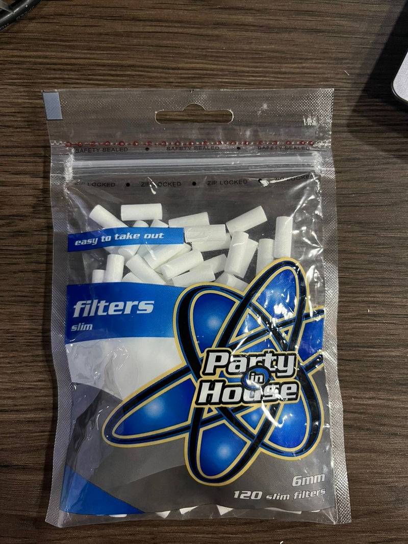 Party In House Slim filtros con 120 unidades