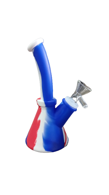 bong de silicona curvo