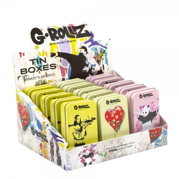 G-Rollz | Medium Storage Box Display 15ct. 11.5 x 6.5 x 2.3cm
