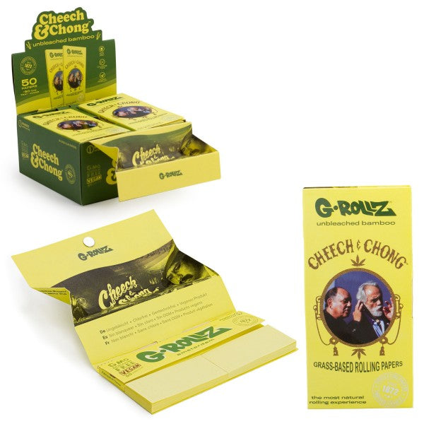G-rollz | | Cheech & Chong KS Papers + Tips + Tray 16ct