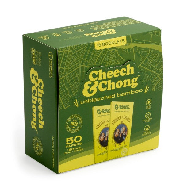 G-rollz | | Cheech & Chong KS Papers + Tips + Tray 16ct