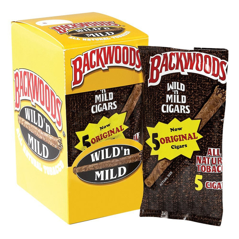 Tabacos Backwoods x Sobre 5 Unidades - Mejor Precio