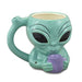 Ceramic Alien Pipe Mug On sale