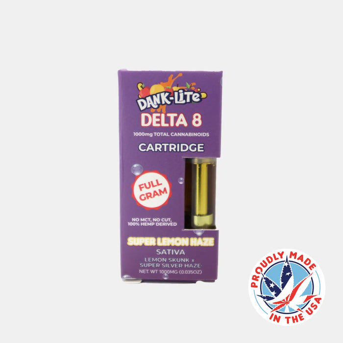 Delta 8 Vape Cartridge – Super Lemon Haze (Sativa)
