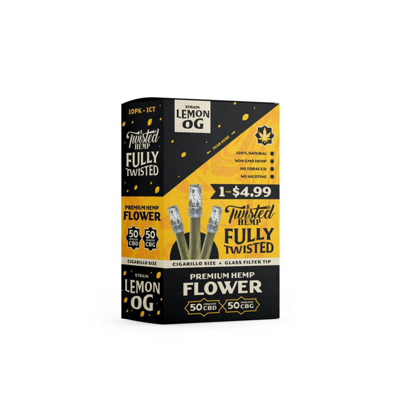 Fully Twisted Hemp Blunts (10pc) On sale