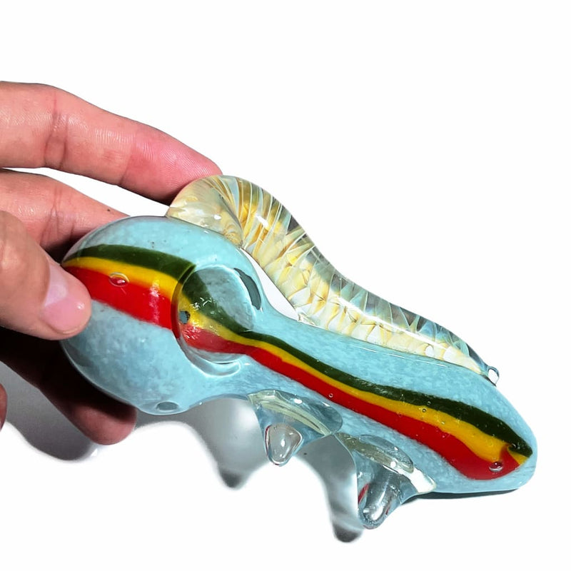 Horned Rasta Striped Spoon On sale