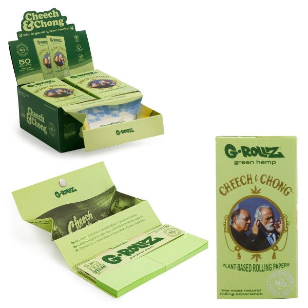 G-rollz | | Cheech & Chong KS Papers + Tips + Tray 16ct
