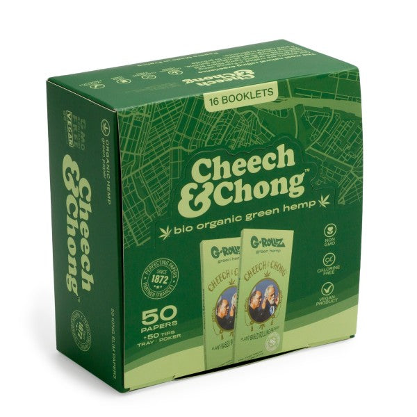 G-rollz | | Cheech & Chong KS Papers + Tips + Tray 16ct
