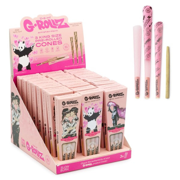 G-ROLLZ | Banksy's Graffiti - 3 KS Cones In Each Pack and 24 packs in Display
